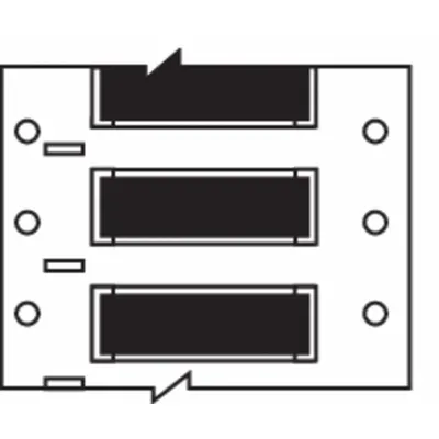 BRADY Sleeve Label: 1/8 in x 2 in, Polyolefin, Black (Matte) - Brady Precut Sleeve Label Rolls