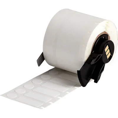 BRADY Wraparound Label: 3/8 in x 1 in, Nylon - Brady Precut Label Rolls
