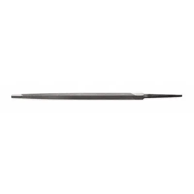 NICHOLSON Machinists File: Triangular, Single-Cut, Smooth Cut, 8 in Lg without Tang - Single-Cut Triangular Files