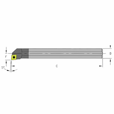 ULTRA-DEX USA E16R SCLCL3 Indexable Boring Bar - Indexable Boring Bars