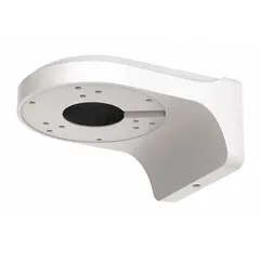 Aluminum wall mount in ivory finish for turret-style Transcendent series cameras. Includes mounting hardware for screw attachment to walls. Compatible with model VTD-TNMD4RFS.