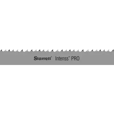 STARRETT Intenss PRO Bi-Metal Band Saw Blade, 14 ft 11 in, Raker, 1 in Width - Low-Alloy Steel- & Nonferrous Metal-Cutting Blades