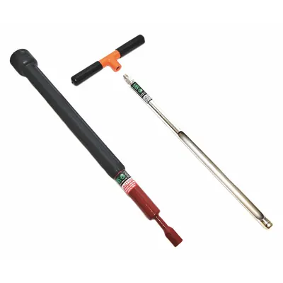 AMS Soil Recovery Probe: Regular, Nickel Plated 4130 Alloy Steel, Threaded - Soil Probes