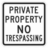 Warning Sign: Aluminum, Mounting Holes Sign Mounting, 18 in Nominal Sign Size, 0.08 in Thick (MPN T1-1097-HI_18x18)