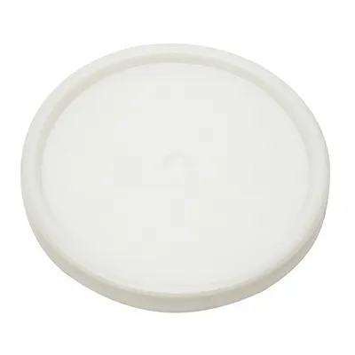 OEM Tear Tab Lid, 12 1/4 in Overall Dia, White Plastic - Tear Tab Lids