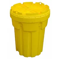 ULTRATECH Overpack Drum: LDPE, 30 gal, Screw-On Lid, Unlined/No Interior Coating, Polyethylene (MPN 0585)