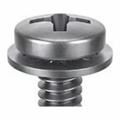 SEMS Screw: Internal Tooth, #6-32 Thread Size, 1/8 in Lg, Stainless Steel, Passivated - Machine Screws with Internal Tooth Lock Washers