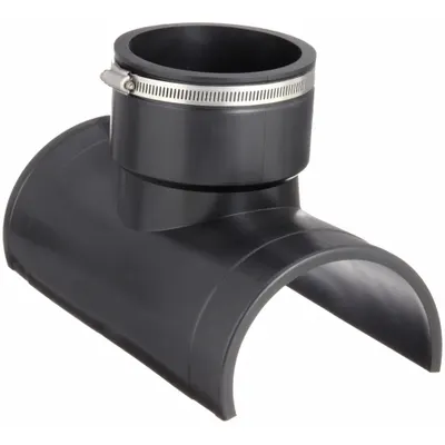 FERNCO TST-6 Flexible Tap Saddle Tee for 6 in Iron Pipe - Tap Saddle Flexible Pipe Fittings