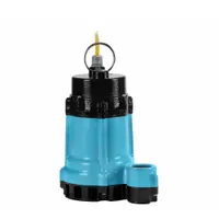 LITTLE GIANT Submersible Sump Pump: 1/2 hp, 115V AC, Single Phase, 65 gpm Flow Rate @ 10' of Head (MPN 511610)