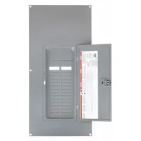Type 1 non-vented door cover for Square D QO load centers. Includes door, rated 200 A, 30 spaces, 14.25 in width. NEMA 1 rated for surface mounting. Compatible with enclosure box QO124M125P