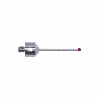 INSIZE M5 Stylus: CMM Straight Stylus, Ball, Straight, 0.059 in Ruby Ball Tip - Straight CMM Styli