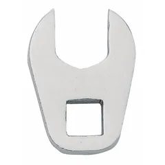 Alloy steel construction with a chrome finish. 20 mm head size with 3/8 in drive. Used with standard ratchets or torque wrenches to access fasteners in confined spaces where a conventional socket cannot fit.