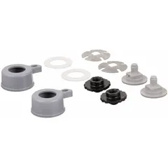 The FIBRE-METAL BY PIP Quick-Lok Adapter Kit (FM4001) is a welding headgear attachment designed to secure a 4000 Series Welding Helmet Protective Cap to compatible headgear. It enables integration for industrial welding applications where a protective cap is used with headgear.