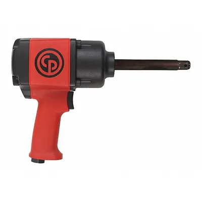 CHICAGO PNEUMATIC Air Impact Wrench: Compact, 3/4 in Drive, Pistol-Grip, Square - Pistol-Grip Air-Powered Impact Wrenches with Extended Anvils