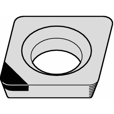WIDIA Diamond Turning Insert: CDHB12061M - Diamond Indexable Turning Inserts