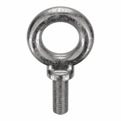 KEN FORGING Machinery Eye Bolt: With Shoulder, 18-8, Stainless Steel, Plain, 5/16"-18 Thread Size - Machinery Eye Bolts with Shoulder