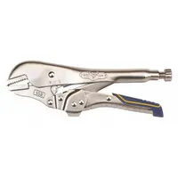 Locking Plier: Flat, Quick Release, 1 7/8 in Max Jaw Opening, 10 in Overall Lg, 1 1/4 in Jaw Lg (MPN IRHT82576)