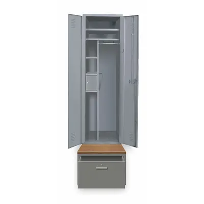 HALLOWELL Modular Solid Metal Gear Locker - Modular Solid Metal Gear Lockers