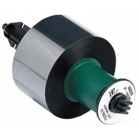 Black resin ribbon for single-color printing, 1 9/16 in x 984 ft. UL Recognized with high temperature resistance. Compatible with i5100 printer. Used for industrial labeling in high-heat environments
