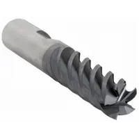 CLEVELAND Square End Mill: Carbide, TiAlN Coated, 5 Flute, 3/4" Mill Dia, 1-5/8" LOC, 4" OAL (MPN C80448)