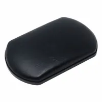 This upholstered leg rest pad is made of vinyl and measures 9 1/2 inches in overall length and 6 inches in overall width. It includes mounting screws for attachment to compatible wheelchairs. Used to provide lower-leg support during wheelchair use
