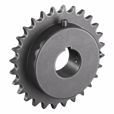TRITAN Roller Chain Sprocket: 40, For 1/2 in Chain Pitch, 1 1/4 in Bore Dia, 28 Teeth - Size 40 Fixed-Bore Roller Chain Sprockets
