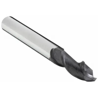 OSG Ball End Mill: Carbide, TiAlN Coated, 2 Flute, 8 mm Mill Dia, 21 mm LOC - Carbide Ball End Mills for Stainless Steel & Super Alloys