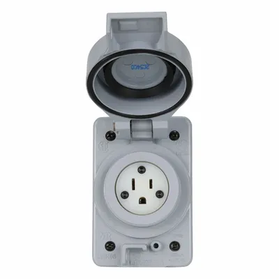 LEVITON LNR96-1 Weather-Resistant Single Receptacle - Weather-Resistant Receptacles