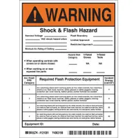 Permanent Adhesive Label: Vinyl, Adhesive Sign Mounting, 7 in x 5 in Nominal Sign Size, 5 PK (MPN 121081)
