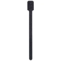 TY-RAP Hook-and-Loop Cable Tie: 13 in Lg, 2.00 in, 0.75 in Wd, Nylon/Polyethylene, Black, 10 PK (MPN FO350-40-0)