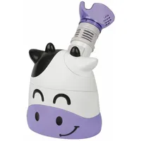This steam inhaler delivers warm, moist air to help soothe nasal passages and throat. It has a 25 mL capacity and includes a 5 ft power cord. Suitable for home or clinical use in respiratory therapy
