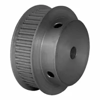 DAYTON Timing Pulley: Curvilinear, Fixed, For 9 mm Belt Wd, 44 Teeth, 3 mm Pitch, Aluminum (MPN 44-3M09M6FA6)
