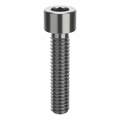 AMPG Socket Head Cap Screw: #8-32 Thread Size, 3/4 in Lg, Std, Plain, Stainless Steel - Inch System Standard Socket Head Cap Screws
