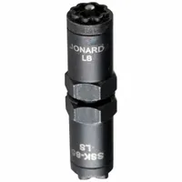 JONARD TOOLS Star Key: 2 in Tool Lg, 5-Point/8-Point Points, 1 1/2 in_7/16 in Hex Size, LB/LS (MPN SSK-85)