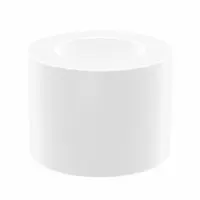 This plastic sleeve bearing is designed for light-duty rotating or oscillating shafts where lubrication is difficult or contamination must be avoided. It is suitable for use in food processing, packaging, and chemical handling equipment. The bearing has a 5/16 in bore, 1/2 in OD, and 3/8 in overall length, and comes in a pack of 5 white bearings