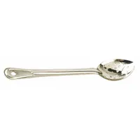 CRESTWARE Basting Spoon: 15 in Overall Lg, Silver, Stainless Steel (MPN SP15)