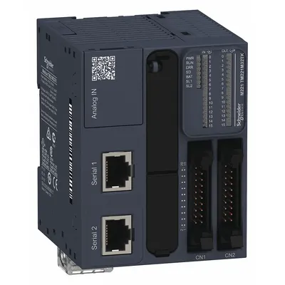 SCHNEIDER ELECTRIC PLC: (16) Discrete/(2) Analog, (16) Transistor - Schneider Modicon Series PLCs