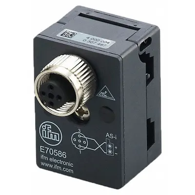 IFM Flat Cable IDC Connector: AS-i Flat Cable to M12, T-Style, Industrial Applications - AS-Interface Flat Cable to M12 IDC Connectors