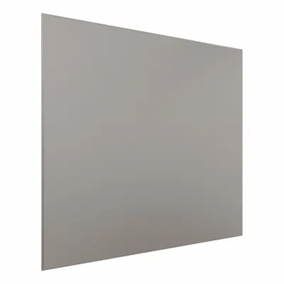HADRIAN Partition Panel: 304 Stainless Steel, Brushed, Silver, 58 in Ht, 55 in Wd - Panels & Panel Posts for Bathroom Partitions
