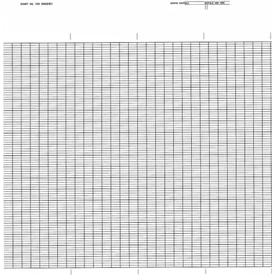 GRAPHIC CONTROLS Strip Chart Paper for Yokogawa HR 2300 - Strip Chart Paper Compatible with Yokogawa