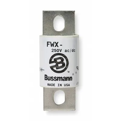 BUSSMANN Semiconductor Fuse: FWX Series, Fast-Acting, 700 A, 250 V AC - Fast-Acting Bolt-On Fuses