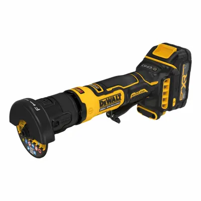 DEWALT Cut-Off Tool: 3 in Wheel Dia, Paddle, Brushless Motor, 1.7 Ah Battery Capacity - DEWALT Cordless Cut-Off Tools