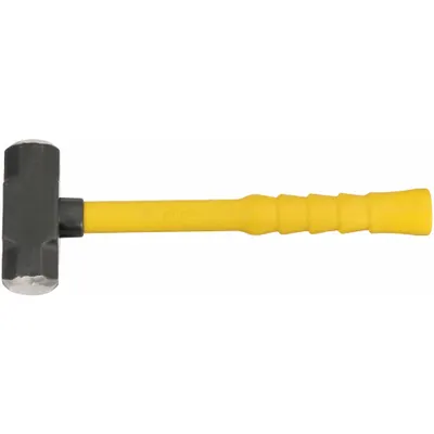 NUPLA Steel Engineering Hammer: Fiberglass Handle, 4 lb Head Wt, 1 5/8 in Dia - Steel Engineering Hammers