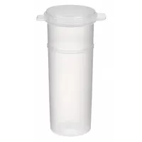 QORPAK Vial: Sample, Polypropylene, 45 mL, 23 mm Body Dia, Sterile, Natural, Square, Bottle (MPN PLC-10039)