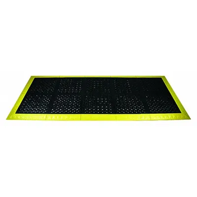 ERGO-ADVANTAGE SAFE-FLEX Interlocking Drainage Mat Kit: Interlocking Drainage Mat Kit, 3 ft x 8 ft - Ergo Advantage Safe-Flex Interlocking Mat System