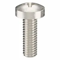 Machine Screw: M4x0.70 Thread Size, 12 mm Lg, 316, Stainless Steel, Plain, Pan, Phillips, 50 PK (MPN ZSCRW-466)