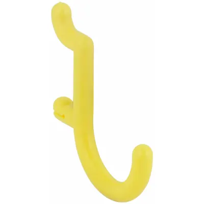 FUNCTIONAIRE J-Hook: 1/4 in Peg Hole, For 1 in Pegboard Hole Spacing, Snap-On - Hooks for Round-Hole Pegboard