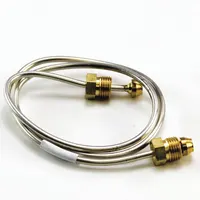 Capillary tubing for use as a replacement component in HVACR controls, switches, and thermostats. Connects sensing bulbs to control mechanisms in temperature regulation systems. Suitable for commercial and industrial heating and cooling equipment