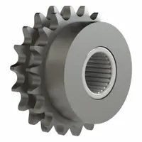 BREWER MACHINE & GEAR Idler Sprocket: For 60 Chain Size, Steel, 17 Teeth, 4.46 in Outside Dia. (MPN D60B17F)