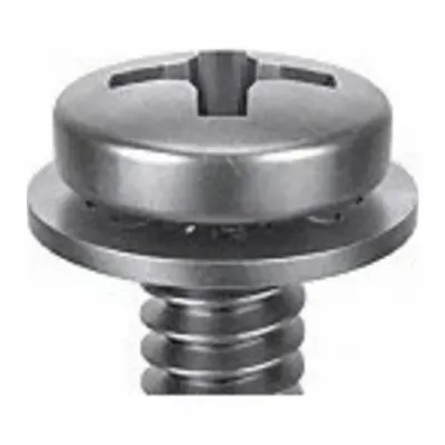 SEMS Screw: Internal Tooth, #6-32 Thread Size, 1/4 in Lg, Stainless Steel, Passivated - Machine Screws with Internal Tooth Lock Washers